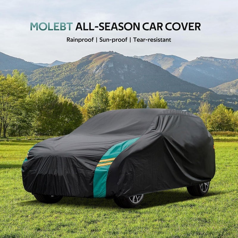 Molebt SUV Car Cover Custom Fit for Subaru Forester(2009-2025), Waterproof All Weather for Automobiles, Outdoor Full Cover with Windproof Clip Straps. - Image 5